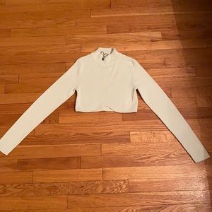 Zara Mock Neck Crop Top